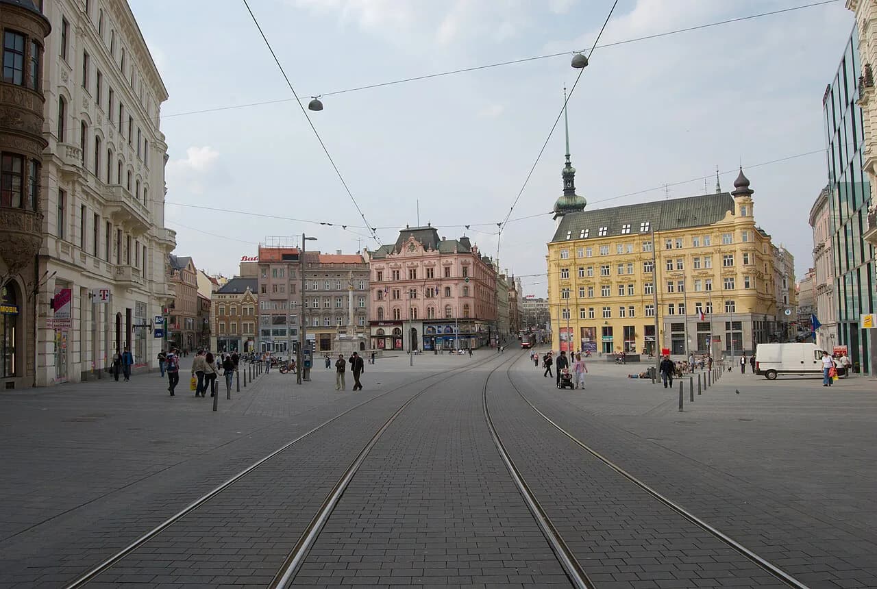 Brno Map: Old Town Squares, Sights and Stations