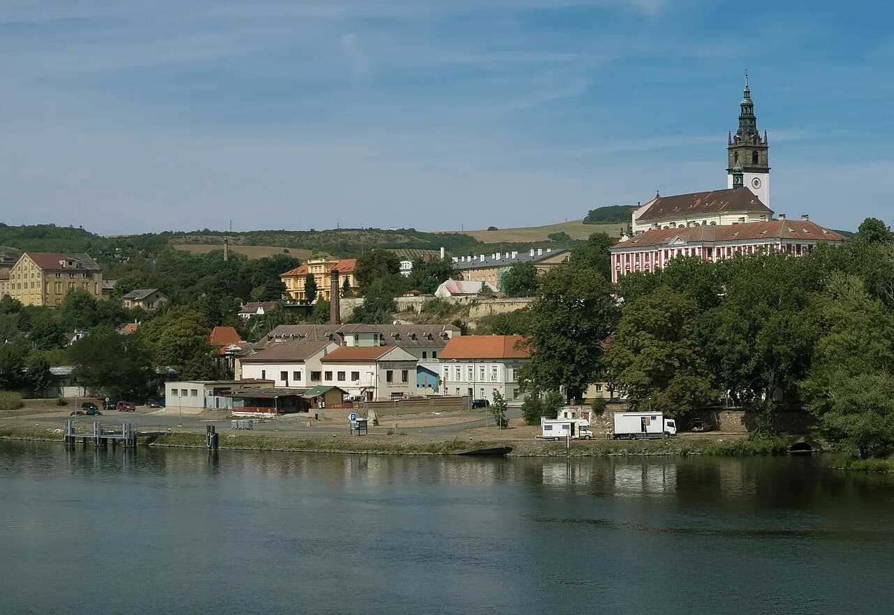 Litoměřice: The Square, Cathedral Hill and the Elbe
