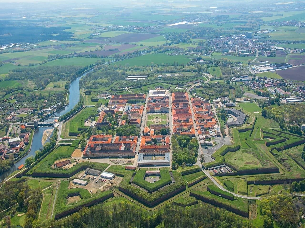 Terezín Fortress: The Habsburg Star Fortress and Its Two Halves