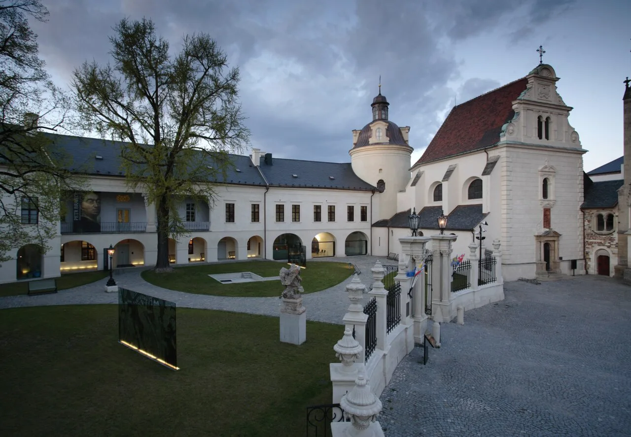 The courtyard of the Archdiocesan Museum, Olomouc.