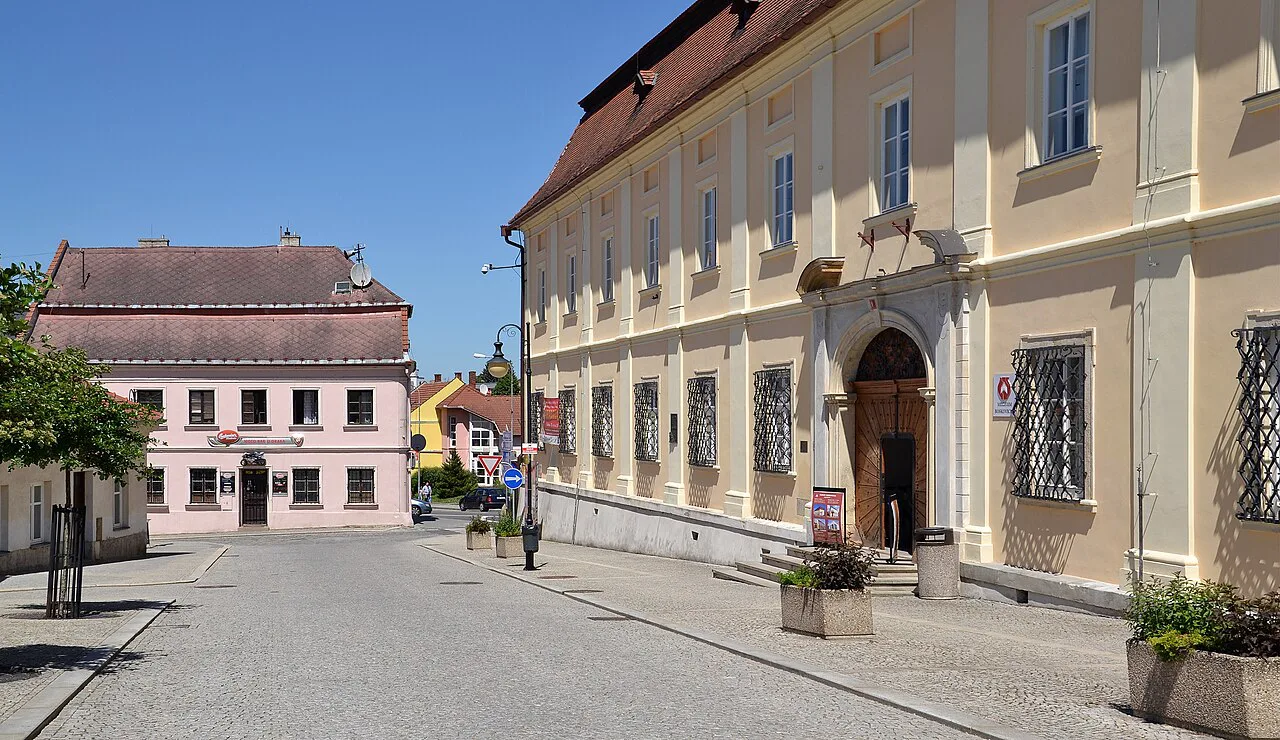 Hradní Street in Boskovice.