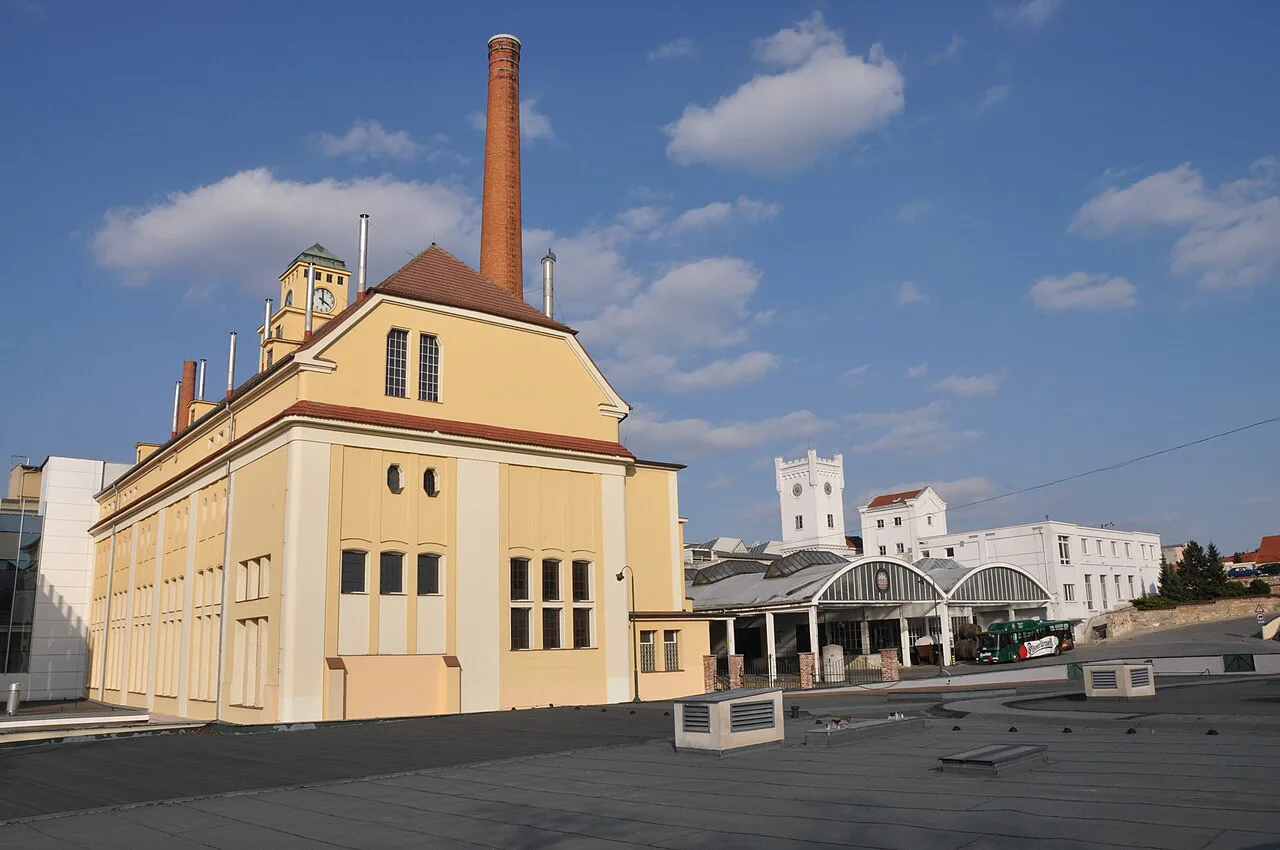 Buildings of the Plzeňský Prazdroj brewery in Plzeň.