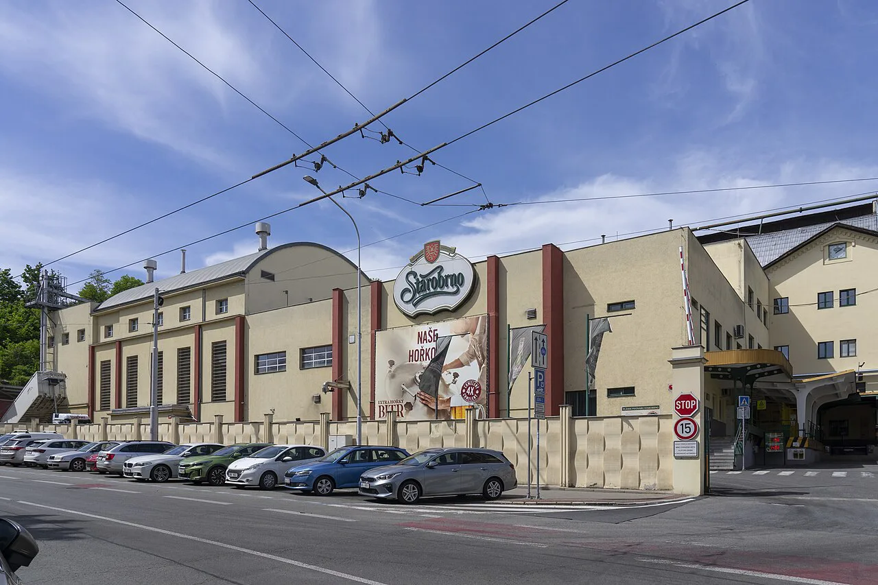 Starobrno Brewery buildings in Brno