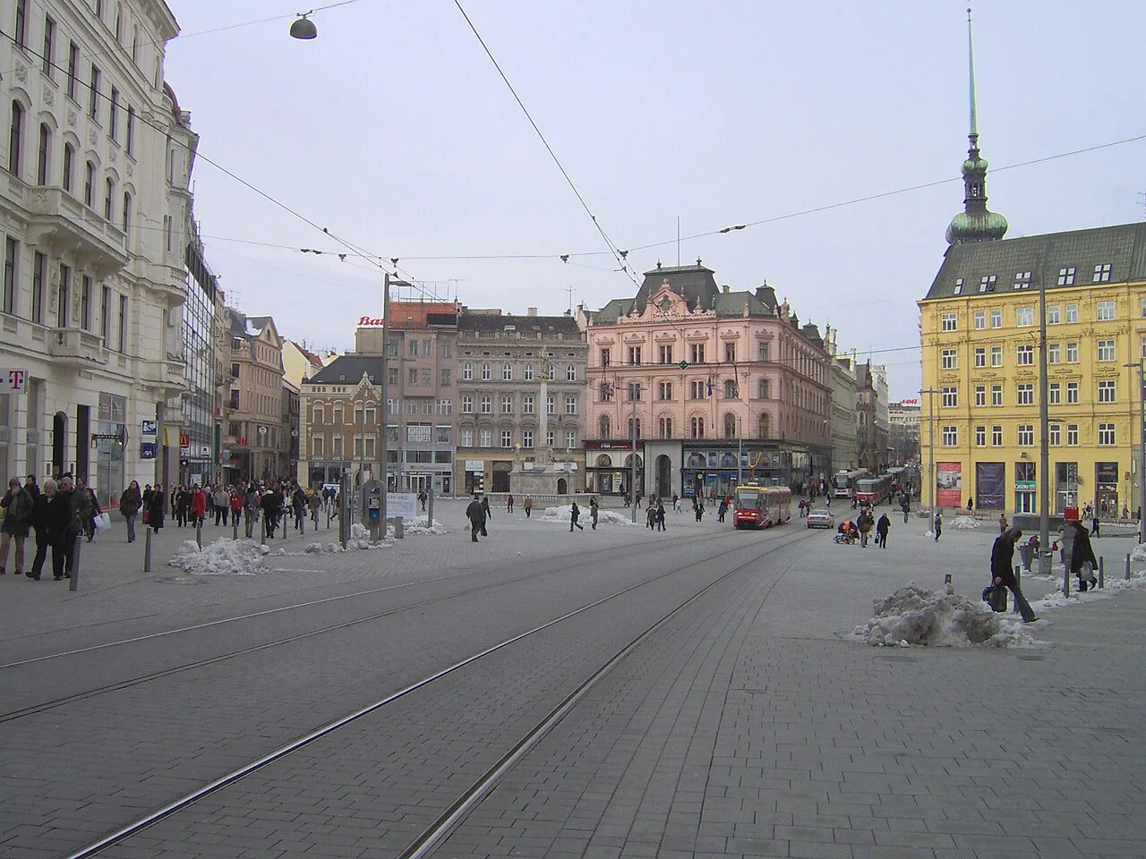 Náměstí Svobody (Freedom Square) in Brno.