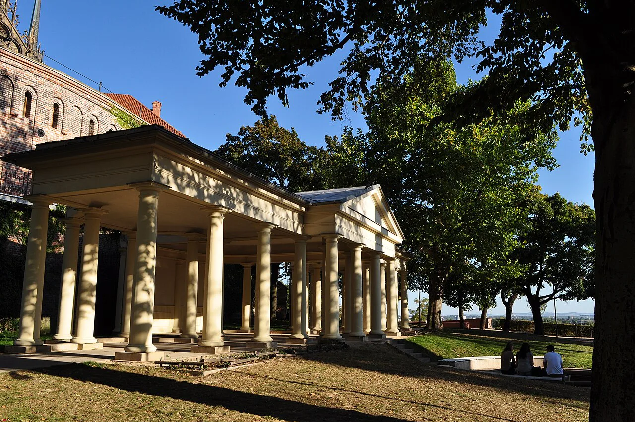 The colonnade in Denisovy sady (Denis Gardens), Brno.