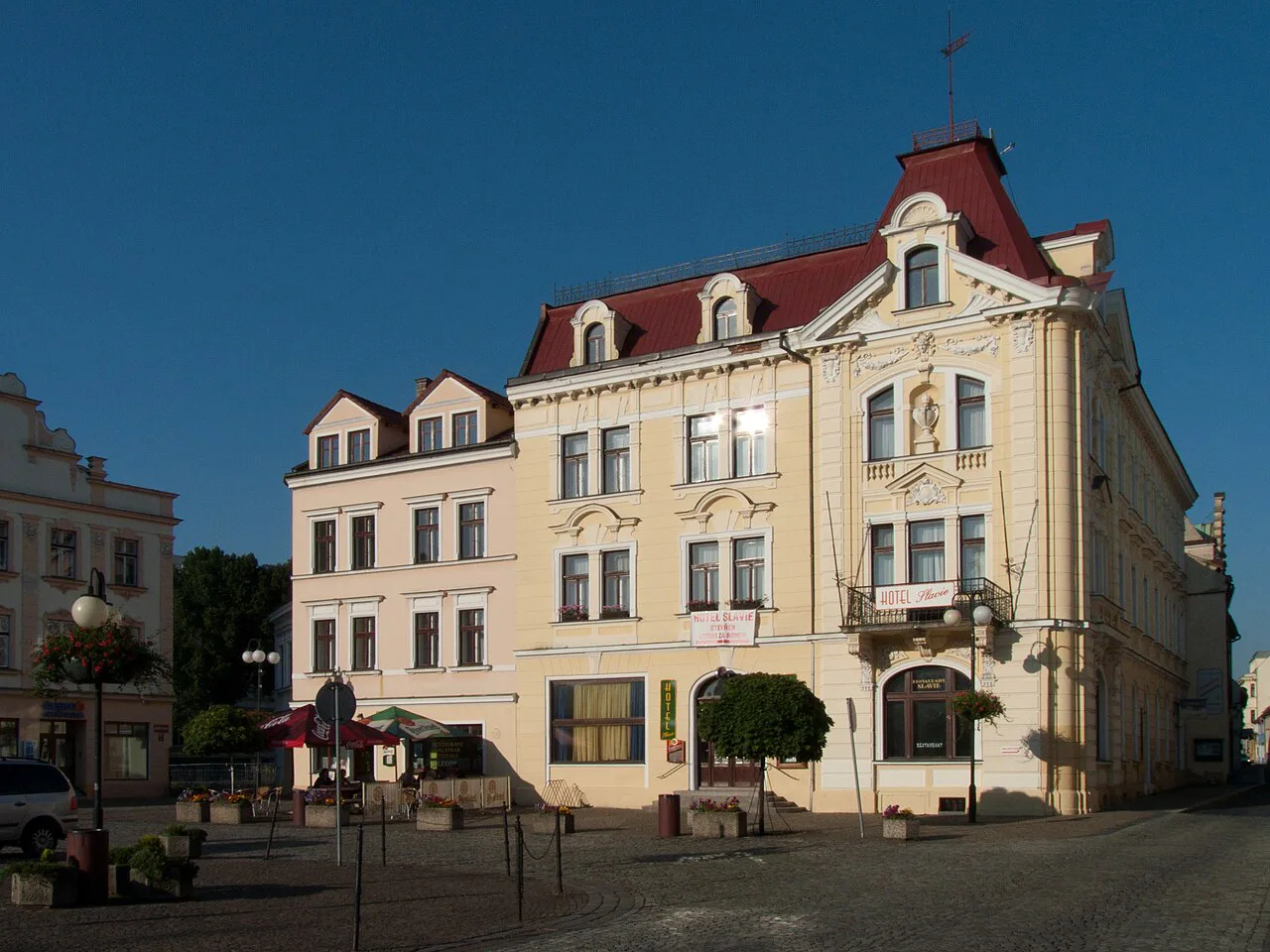 Hotel Slávie in Česká Kamenice.