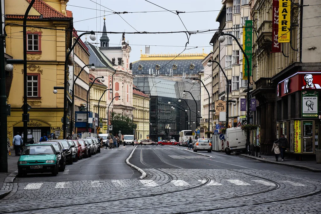 Národní Street in central Prague