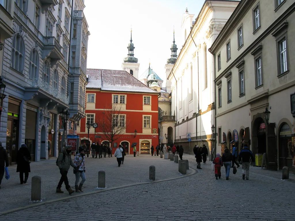 Karlova Street in Prague's Old Town