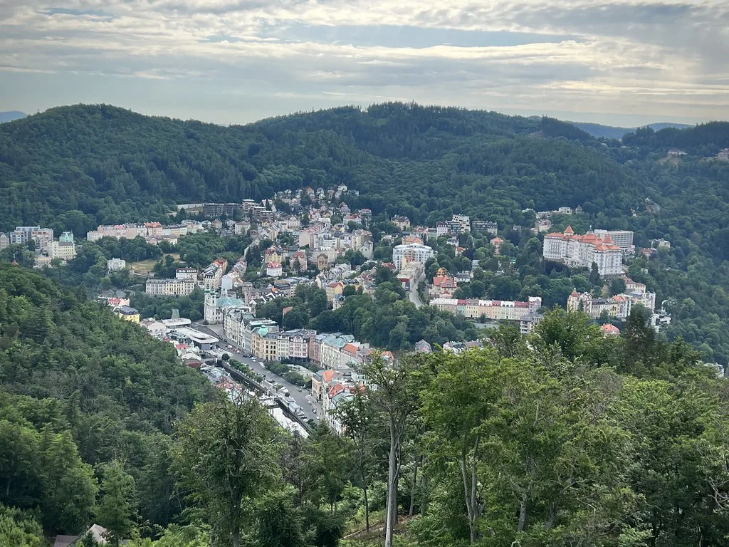 View of Karlovy Vary, Czech Republic
