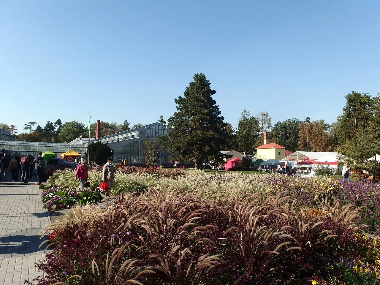 Autumn plantings at the Flora Olomouc exhibition.