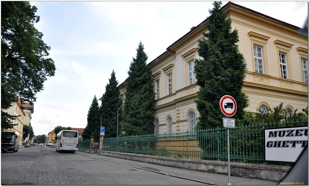 Venue view: the former school building in Terezín that now houses the Ghetto Museum.