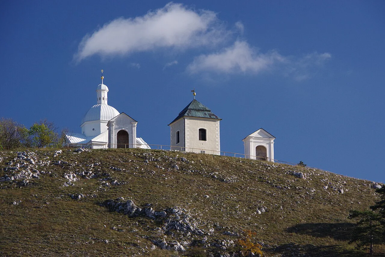 The Chapel of St. Sebastian and bell tower on Svatý kopeček (Holy Hill), Mikulov.