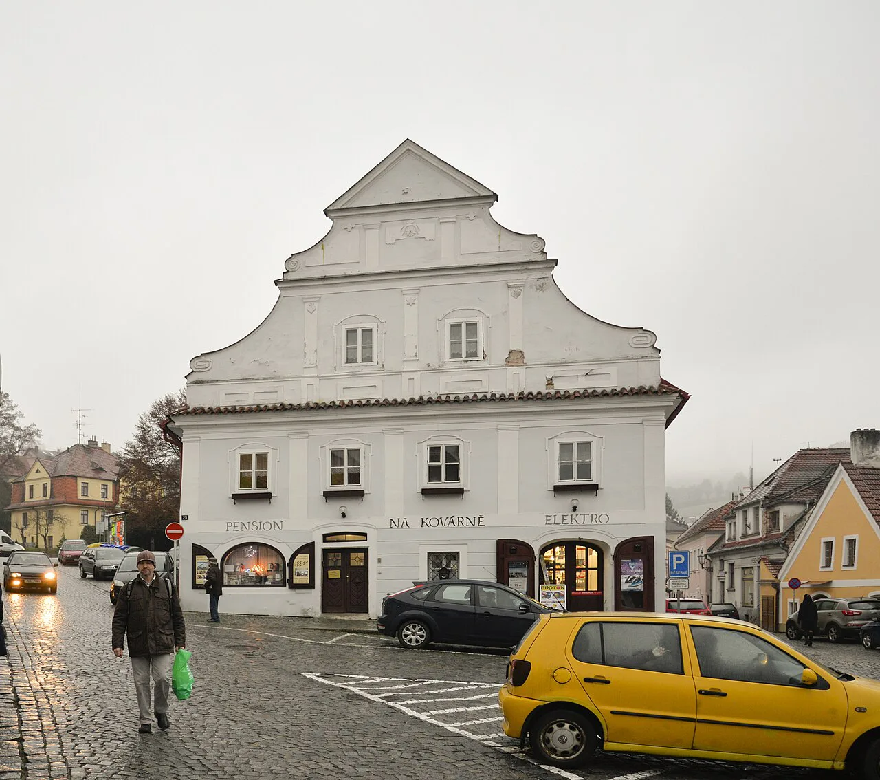 The burgher house at Rooseveltova 25 in Horní Brána, Český Krumlov.