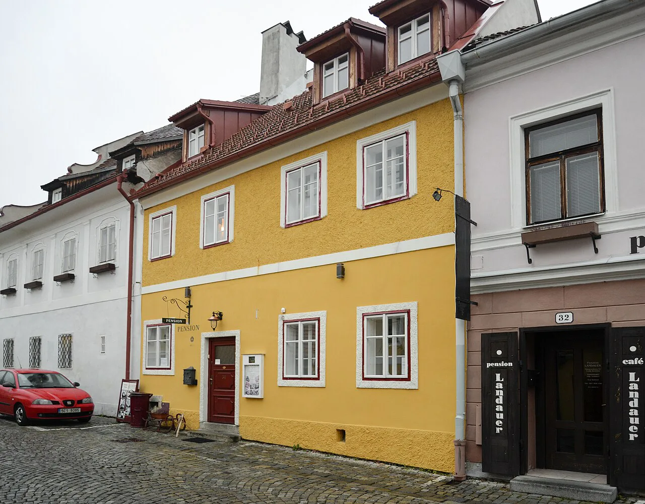 Burgher house at Rooseveltova 31 in the Horní Brána quarter of Český Krumlov