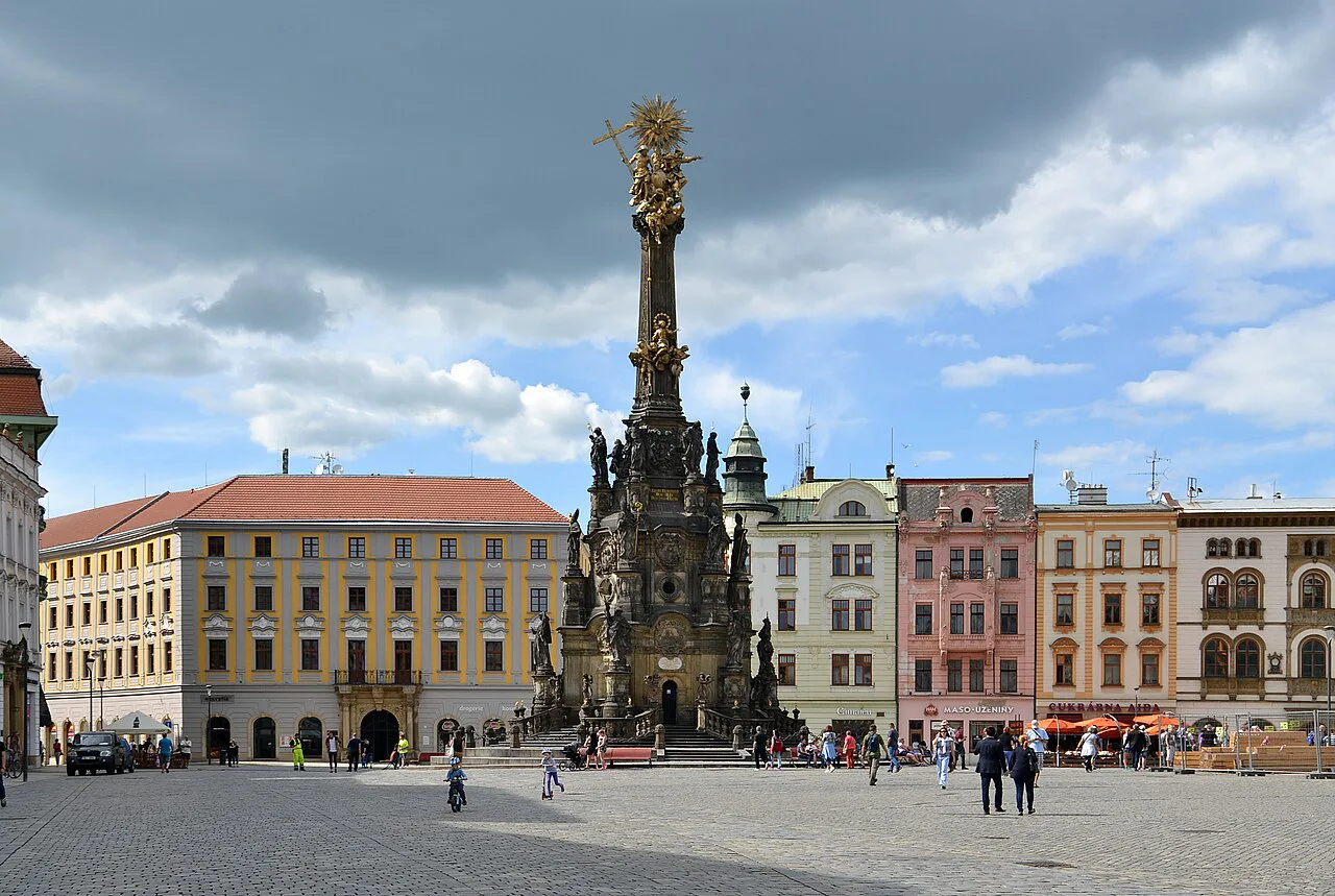 The Holy Trinity Column on Horní náměstí, Olomouc.