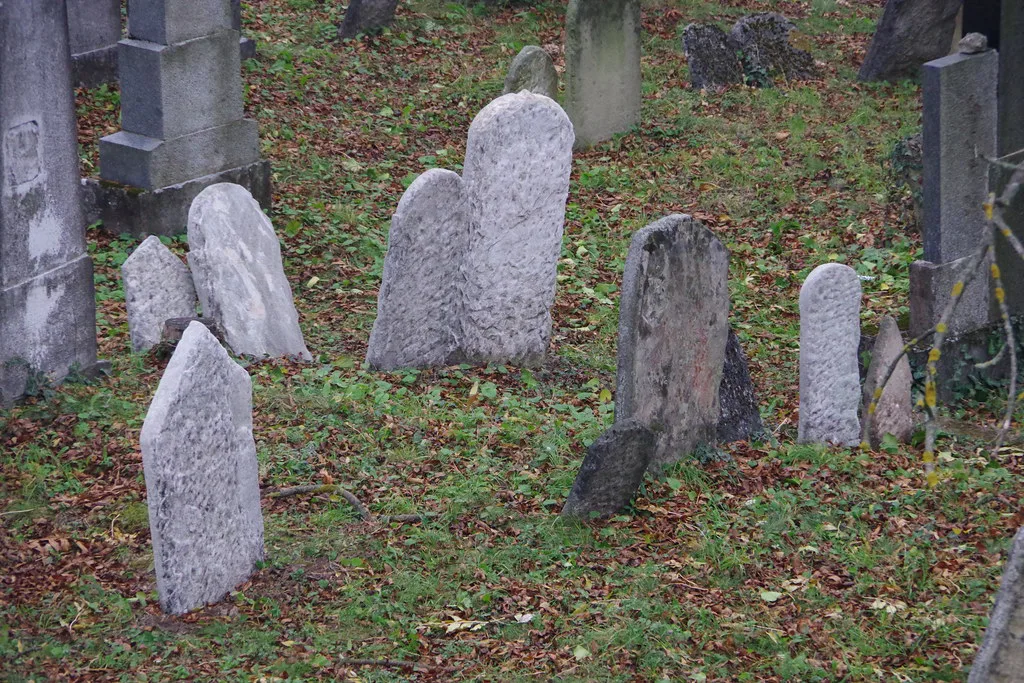 Venue view: Jewish cemetery in Mikulov, Czech Republic, founded in the 15th century.