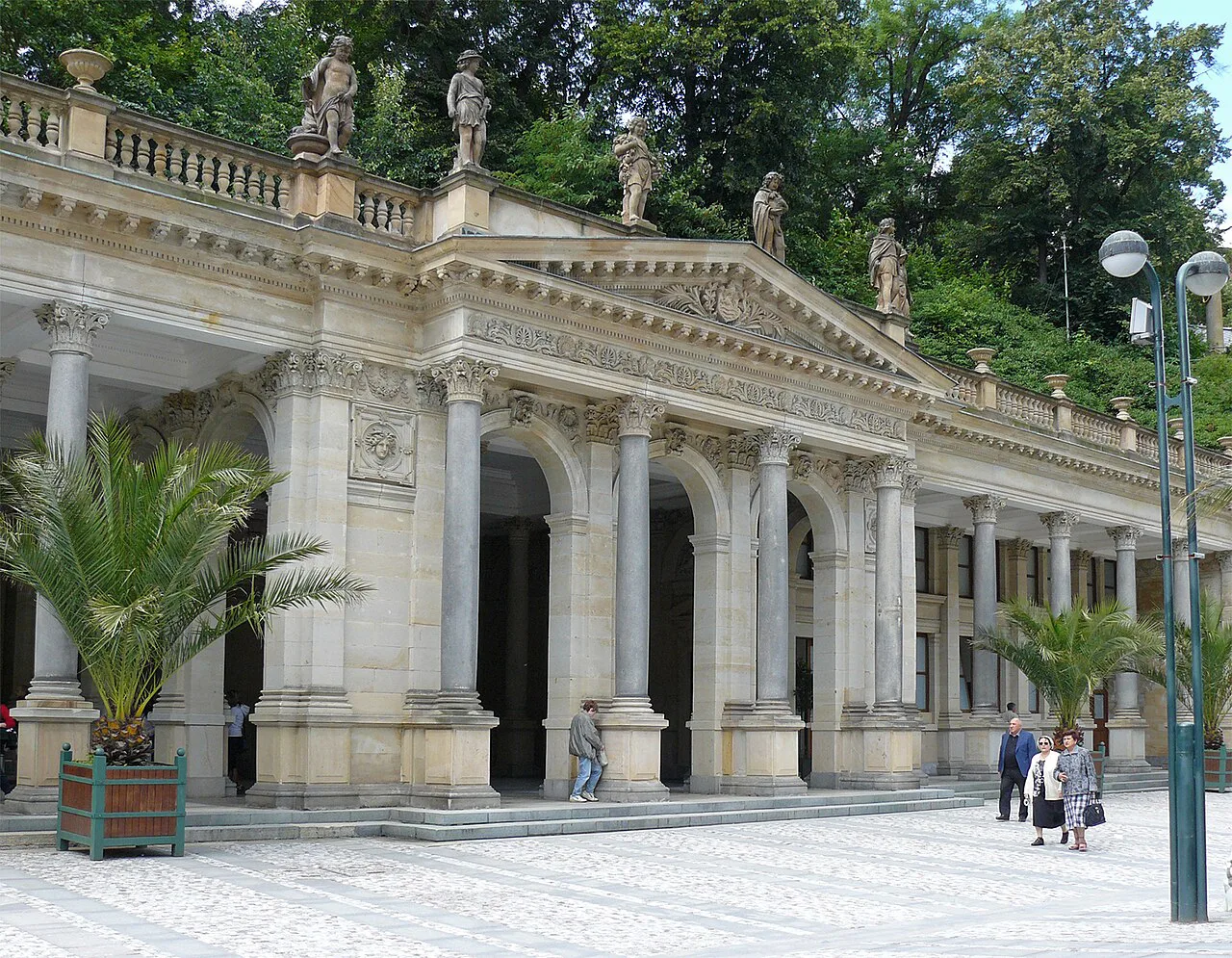 The Mill Colonnade in Karlovy Vary.