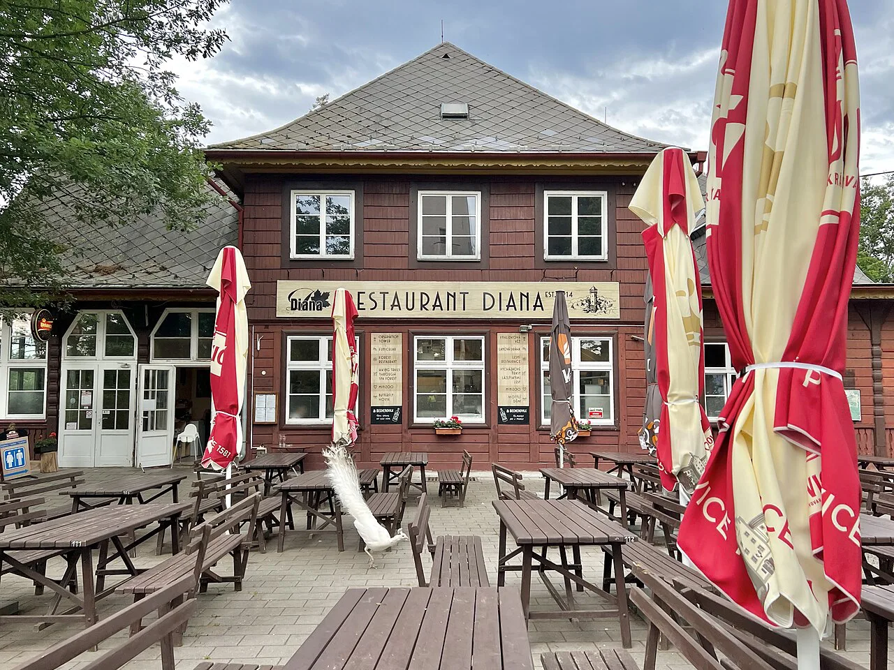 Restaurant Diana near the Diana Observation Tower, Karlovy Vary.
