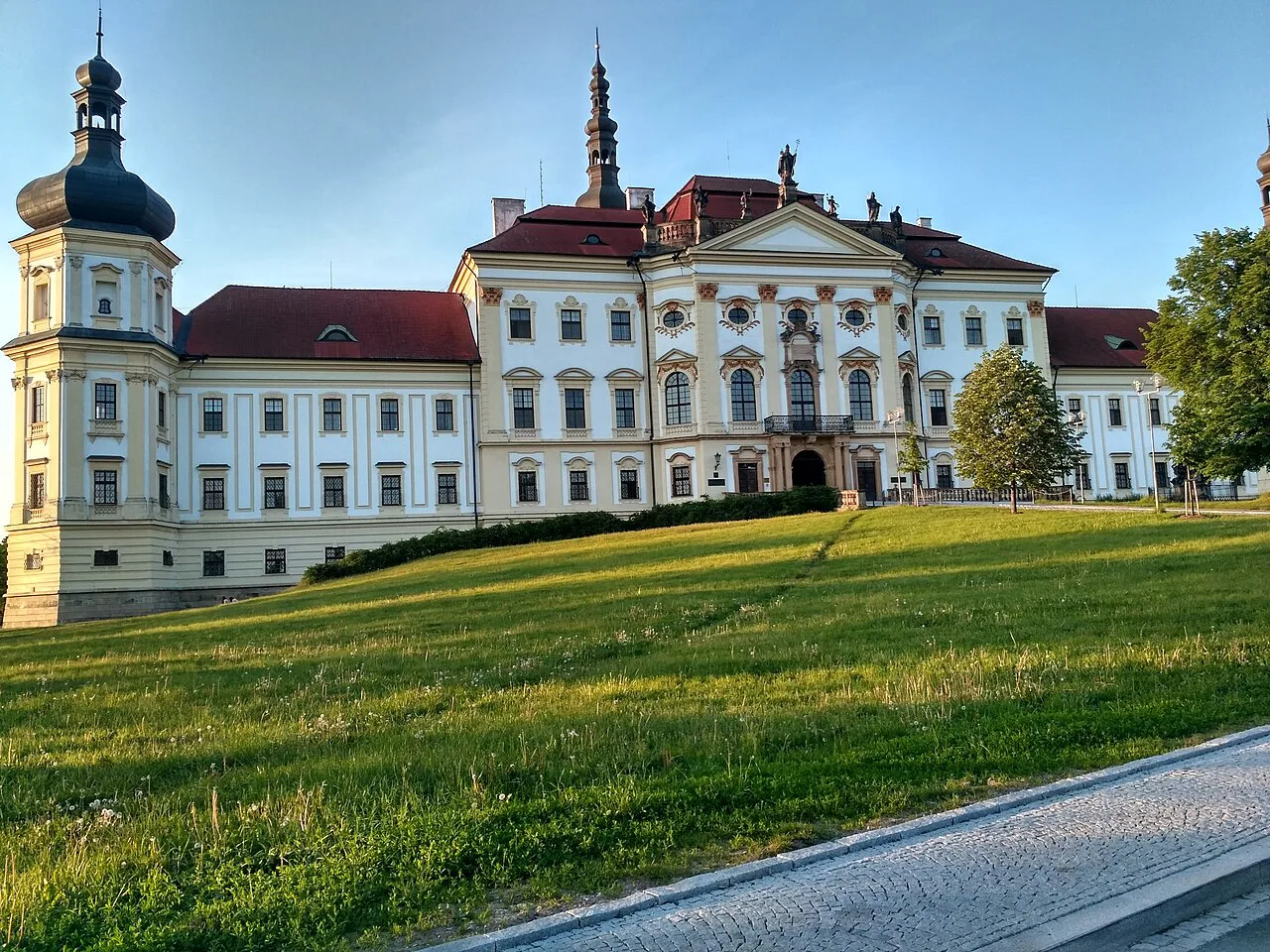 The Baroque monastery of Klášterní Hradisko in Olomouc.