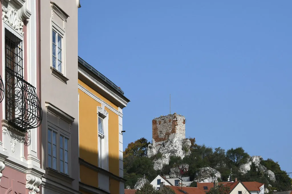 Kozí hrádek (Goat Tower) ruin in Mikulov, Czech Republic