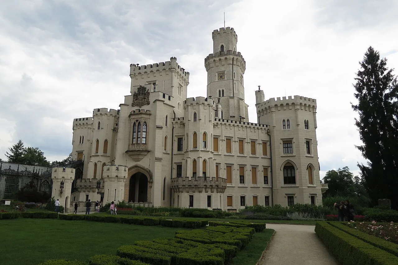 Hluboká Castle in Hluboká nad Vltavou.