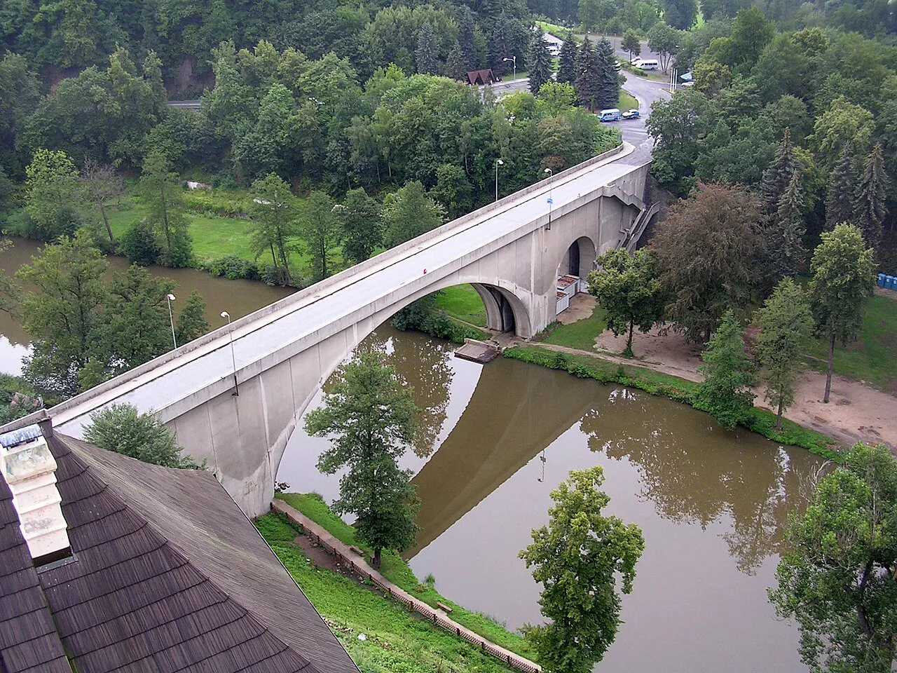 Bridge over the Ohře River in Loket