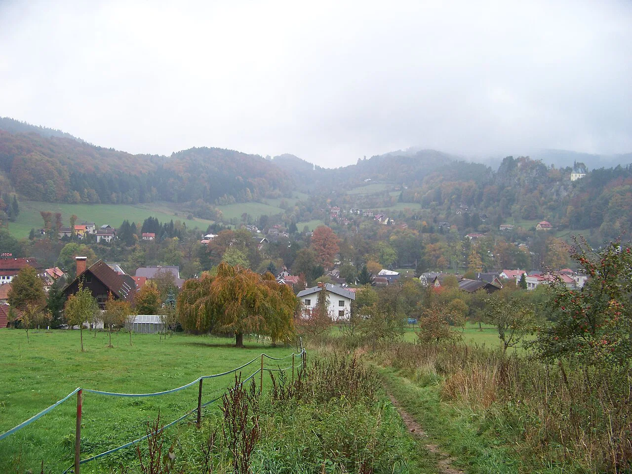 Malá Skála seen from the east.