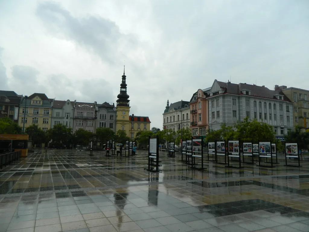 Venue view: Masaryk Square in Ostrava, Czech Republic.