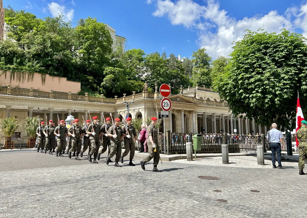 Venue view: Mill Colonnade, Karlovy Vary, Czech Republic.