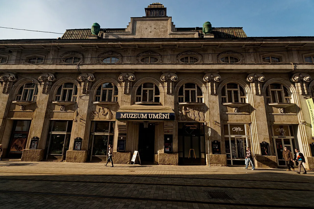 The Olomouc Museum of Art building on Denisova Street.