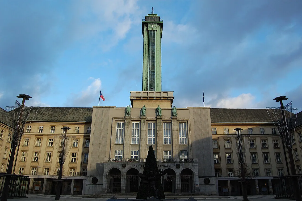 The New City Hall and its tower, Ostrava.
