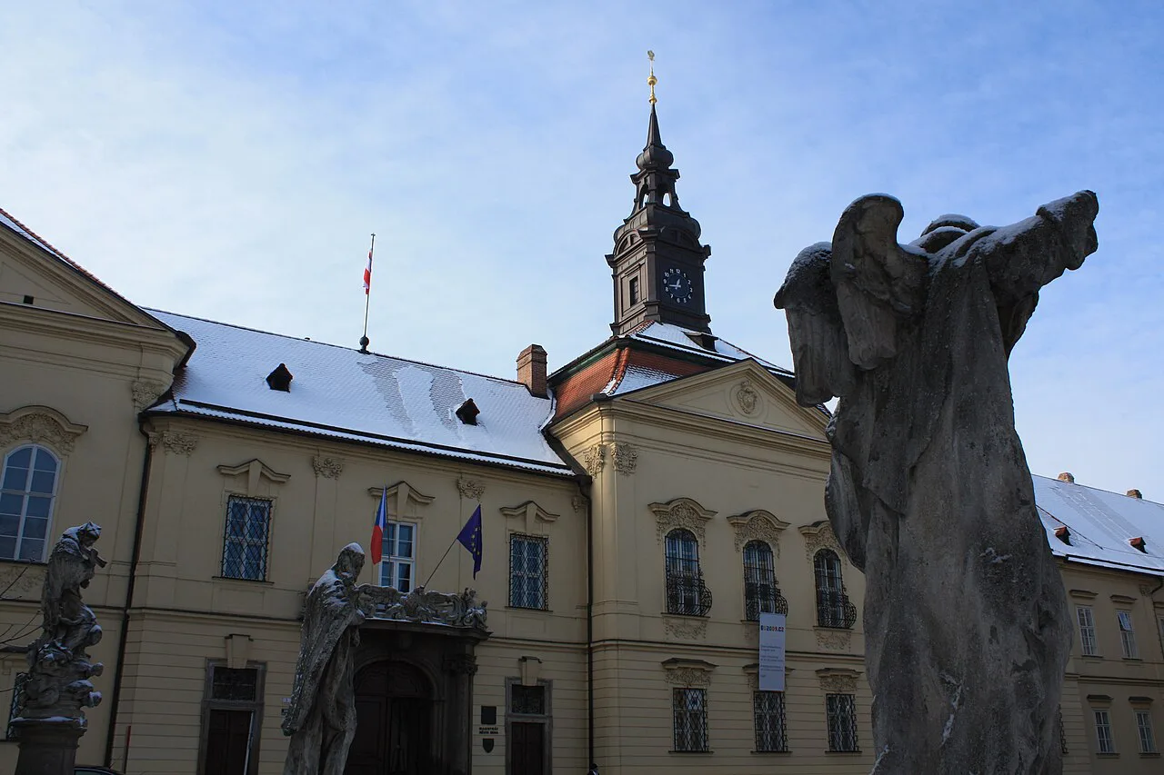 The courtyard of the New Town Hall, Brno.