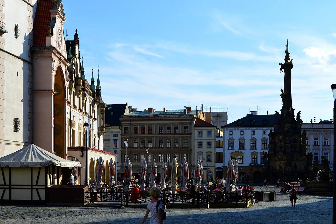 The Holy Trinity Column on Horní náměstí, Olomouc.