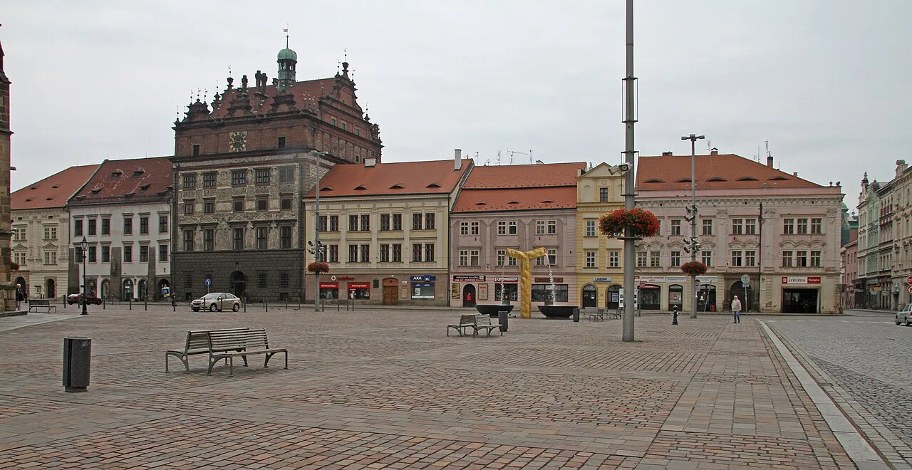 Náměstí Republiky (Republic Square), Plzeň.