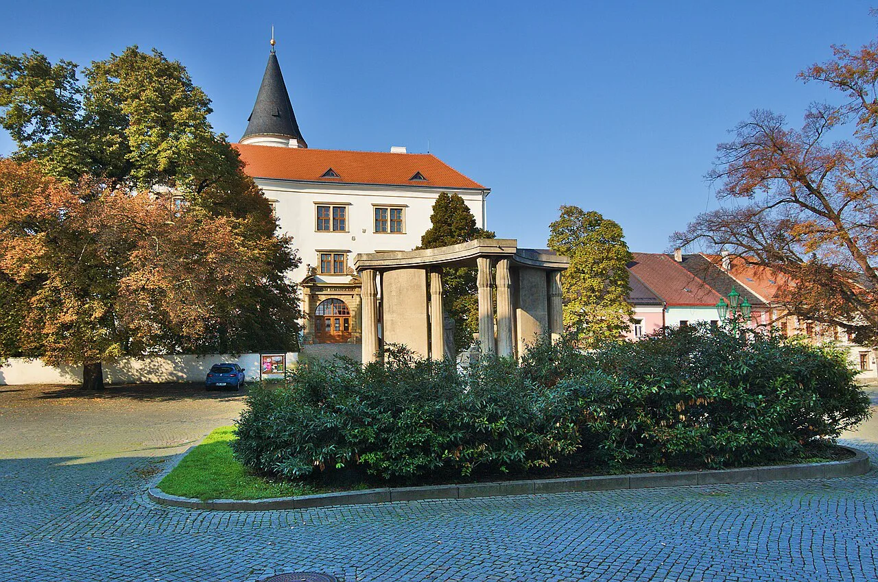 Přerov Castle above the square in Přerov