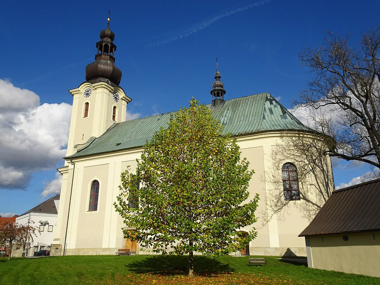 All Saints Church in Rožnov pod Radhoštěm.