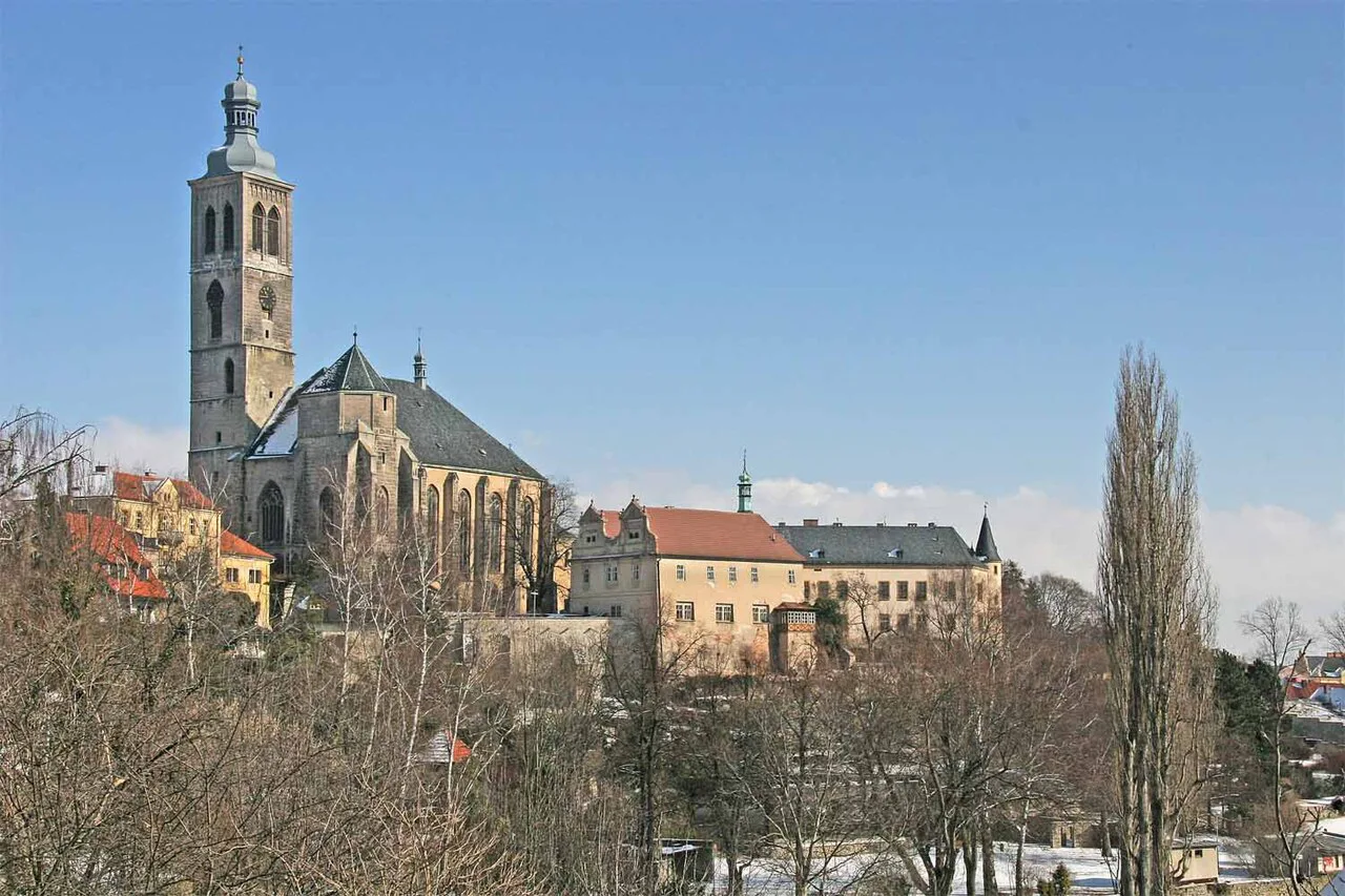 The Church of St. James and the Italian Court, Kutná Hora.