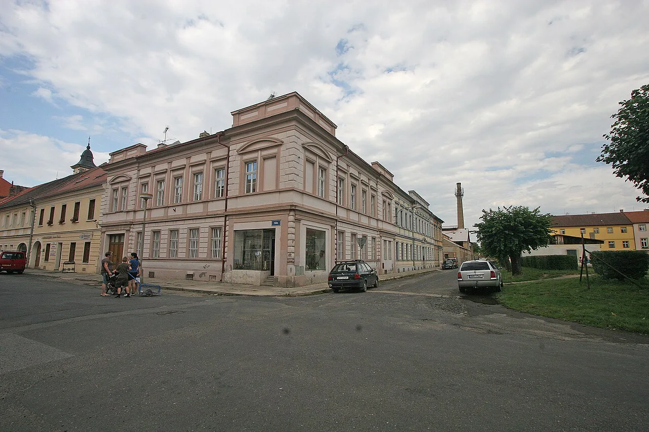 A historic town house on Tyršova Street, Terezín.