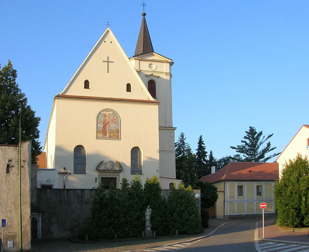Church of the Transfiguration in the Jejkov quarter of Třebíč.