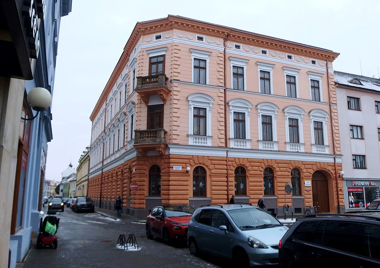 The renovated art school building on Mariánské náměstí, Uherské Hradiště.