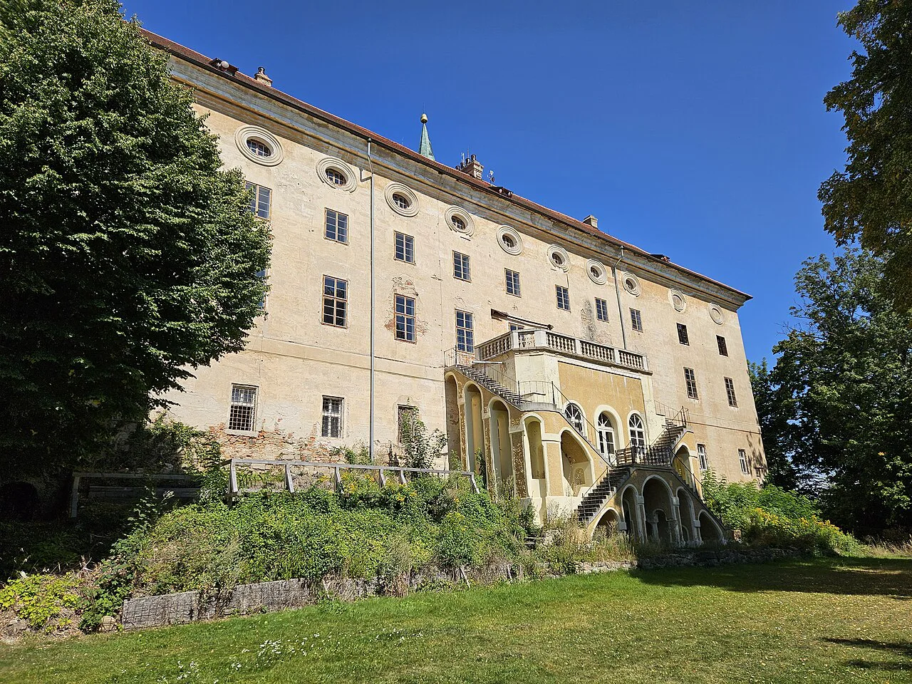 Zelená Hora Chateau near Nepomuk.