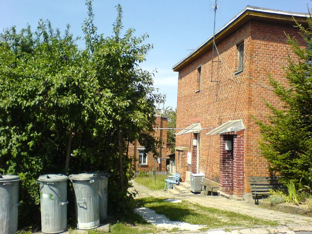 Brick worker houses built for the Baťa shoe factory in Zlín